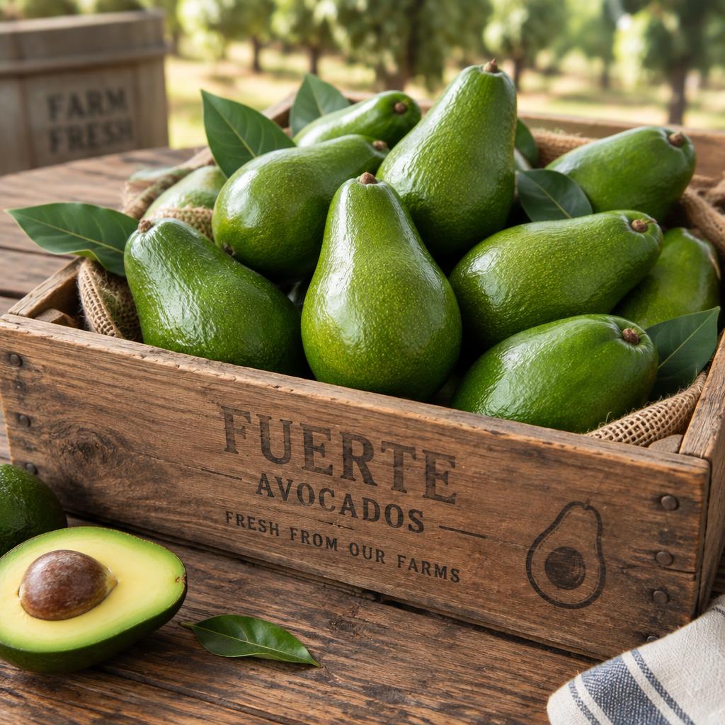 Fuerte avokado